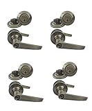 NU-SET 4 x ( T-E-5-3 + 70053)KA Tustin 4 sets of Nu-Set keyed alike door lever lock and single cylin