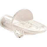 Prime-Line Products U 9360 Mini Shelf Support Peg, 5mm, Clear Plastic,(Pack of 12) [並行輸入品]