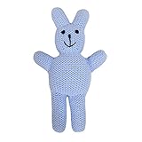 Estella Baby Rattle Toy, Straight Bunny, Blue by Estella
