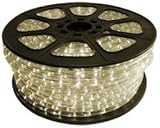 CBconcept 120VLR-150FT-WW Warm White 150-Feet 120-volt 2-Wire 1/2-Inch LED Rope Light, Christmas Lig