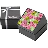 Amazon Nicolai Bergmann ニコライバーグマン パーフェクトリー ピンク フレッシュフラワーボックス 小サイズ 母の日 ギフト 贈答 生花 フラワーアレンジメント ガーデン