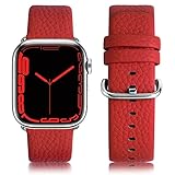 Wristitani コンパ apple watch バンド 40mm 41mm 44mm 45mm トップレザー交換用ストラップ のために