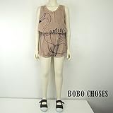 BOBO CHOSES(ボボ ショセス) Waistband romper Flamingo ロンパース (90-134) 8-9y　134cm,BEIGE
