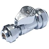 SharkBite 23049-0000LF Straight Stops and Fixture Supply Fittings, 1/2-Inch by 1/4-Inch (3/8-Inch O.