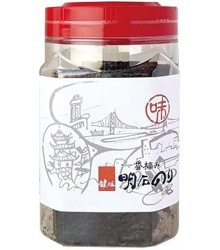 Amazon | 鍵庄 一番摘み明石のり味つけ 8切48枚 | 鍵庄 | 焼きのり 通販