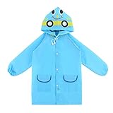 Necory(ネコリー) ベビー 子供 キッズ レインコート カッパ かわいい アニマル 雨合羽