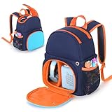 Seracle(セラクル) バックパックバッグ キャリーケース Toniebox/Toniebox 2オーディオプレーヤー、Toniesフィギュア、ヘッドフォン、充電ステーションに対応 ポータブルストレージキャリアバッグ Tonieboxスターターセット(ダークブルー)