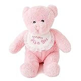 【刺繍名入れ無料/注文から7営業日以内で発送】UNIPAK ユニパック 名入れテディベア ピンク up0009-02