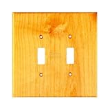 Sierra Lifestyles Traditional Switch Plate, 2 Toggle Unfinished, Knotty Pine by Sierra Lifestyles