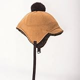 (ティッタン) TTITTANG 子供服 みみもあったか ウール キャップ 全4色 男の子 女の子 帽 キッズ ベビー ( イエロー / キッズフリーサイズ)