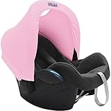 Hoody Replacement Infant Car Seat Hood Baby Pink by Dooky