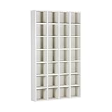 arne 本棚 日本製 完成品 4列 7段 幅100cm 高さ170cm 可動棚 シェルフ コミック収納 ラック H-001 4×7 ホワイトウッド