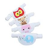 4PCSコットンベビー汗吸収タオル4つの層の汗のウィッキングパッドビブス25 * 53CM - A01