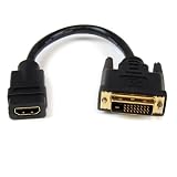 StarTech.com HDMI - DVI-D変換ケーブルアダプタ 20cm HDDVIFM8IN
