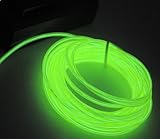 「KBook」ワイヤーネオン EL照明 3M 自動車/自転車 ロープライト 車内装 バイク ファイバー インテリア 仮装 イルミネーション 電池ボックス付き チューブ ライト 点灯・点滅機能付 切断/