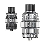 Eleaf Melo 6 Tank コイル付 EC-A Coil 0.15Ω 0.3Ω（ イーリーフ メロ 6 タンク ）5ml 32mm 電子タバコ VAPE ベイプ アトマイザー【ニコチンなしリキッドなし】 (Silver)