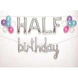 WALL DECO BALLOON 風船デコレーションキット HALF birthday SFWH-02 hologram