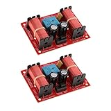 IPOTCH オーディオフィルタ　自動車用　2ピース　3ウェイ　スピーカー　クロスオーバー　オーディオ　フィルター　周波数分周器