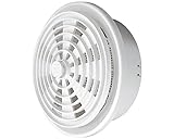 丸型レジスター プラスチック成型網付シルバーホワイト SRM-150P 新協和