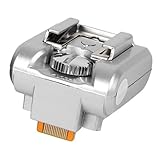 Leksewte NEX-3/C3/F3用NEX-5/55C/5Tカメラシルバー用のシルバーフラッシュトリガーアダプター