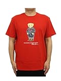 (ポロ ラルフローレン) メンズ クラシックフィット ポロベアー プリント Tシャツ 0107481-L-RED [並行輸入品]