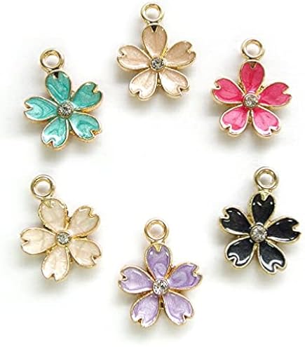 Amazon | Craft Tamago 【10個】チャームパーツ 桜 エポ付き カラー