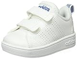 [アディダス] ベビーシューズ VALCLEAN2 CMF INF CFQ46 B74634ランニングホワイト/ランニングホワイト/ブルー 13.5