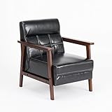 ソファ 1人掛け レザー調ソファ ミッド 1P 北欧 ソファー カウチ アンティーク モダン 一人掛け 1Pソファ