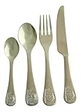 Oneida Kids 4 Piece Owl Stainless Steel Flatware Set by Your Zone Jr [並行輸入品]