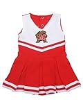 University of Maryland Terrapins幼児コットンチアリーダードレス、レッド