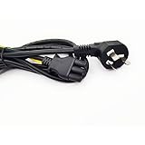 Levigo 3プロングAC電源コードケーブル Thrustmaster TX/T300交換用電源ケーブル Thrustmaster TX/T300ベース電源コード