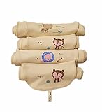 Cuby 6重ガーゼケット ベビーバスタオル タオルケット ベビーブランケット おくるみ (縦:約38cm 横:約19cm（0-2歳）+縦:約44cm 横:約23cm（2-5歳）)