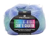ハマナカ リッチモア 毛糸 エクセレントモヘアカウント10グラデーション 極細 col.136 水色 系 20g 約200m 3249