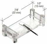CRLクリア1 / 2 " x 7 / 8 "ウィンドウグリッドRetainers – Carded