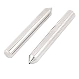 uxcell ダイヤモンドドレッサー　砥石車ドレッザー　切削用具 50mm　シルバー　2本セット