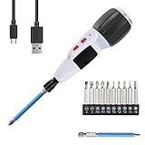 電動ドライバー Antaku 電動ドリル 12本ビット 正逆転切り替え LEDライト付き USB充電ケーブル付き 日本語取扱説明書も付きます