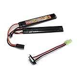 【LiPoバッテリー 2点セット】OPTION No.1 － High Power LIPo 1300mAh 7.4V SOPMODタイプ（リポバッテリー＋変換コネクター）
