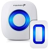 Fosmon 51005HOM ワイヤレスチャイム / ワイヤレスドアベル / 玄関チャイム / 呼び鈴 / 呼び出し鈴【モーション検知アラート | 防犯機能 | 電池不要 | 無線範囲 – 150m