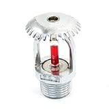 uxcell 防災用スプリンクラーヘッド　68°C温度 3PTネジサイズ 　シルバートーンカラー