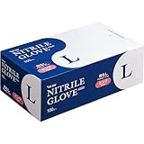 川西工業　ニトリル手袋＃２０３９　粉無　Ｌ　ピンク　１００枚×１０箱