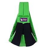 Cuby 新生児 ベビースリング ベビーキャリア 抱っこひも 対象0~2歳 片肩 収納バッグ付き (ブリリアントグリーン)