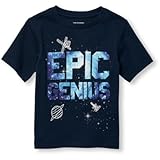 ザ・チルドレンズプレイス THE CHILDREN'S PLACE/ ショートスリーブスペースグローインザダークグラフィックティ タイダル トップス半袖Tシャツ 12～18ヶ月【並行輸入】
