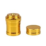 Yiteng　金属 アルコールバーナー アルコールランプ 携帯用 アウトドアサバイバルキャンプ ハイキング旅行 便利 耐久性 (ゴールド)