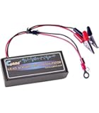 12V 鉛蓄電池 サルフェーション除去装置 DIY バッテリー延命 再生 パルス充電 放電 バッテリーメンテナンス バージョンアップ (ブラック)