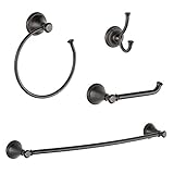 Delta KA-CAS-4-RB Cassidy 4-Piece Accessory Kit, Venetian Bronze [並行輸入品]