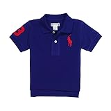 (ポロ ラルフローレン) POLO RALPH LAUREN ベビー 男の子 ポロシャツ Cotton Mesh Polo Shirt ブルー系 Royal American (18M) [並行輸入品