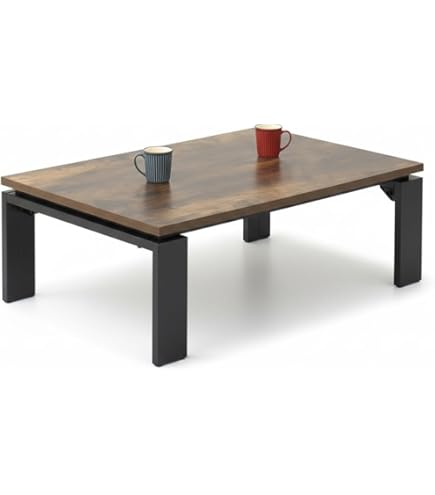 Amazon | 古材風アイアンこたつテーブル ブルック 100x50cm Amazon | 古材風アイアンこたつテーブル ブルック 100x50cm