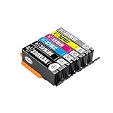 【pomme】 BCI-331XL+330XL/6MP 顔料 6色セット 大容量 キヤノン対応 互換インク 残量表示機能付 ISO14001/ISO9001認証工場 (BCI-330 331)