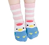 COMVIP ソックス キッズ 靴下 子供 スポーツ 可愛い 男の子 女の子 コットン 三足セット 保温 通学 カラーフル 赤ちゃん 防寒 スキー 秋冬 XL