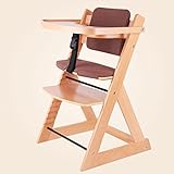 ZGL 子ども椅子 多機能のベビーダイニングチェアソリッドウッドポータブルベビーダイニングチェア ( 色 : ブラウン ぶらうん )